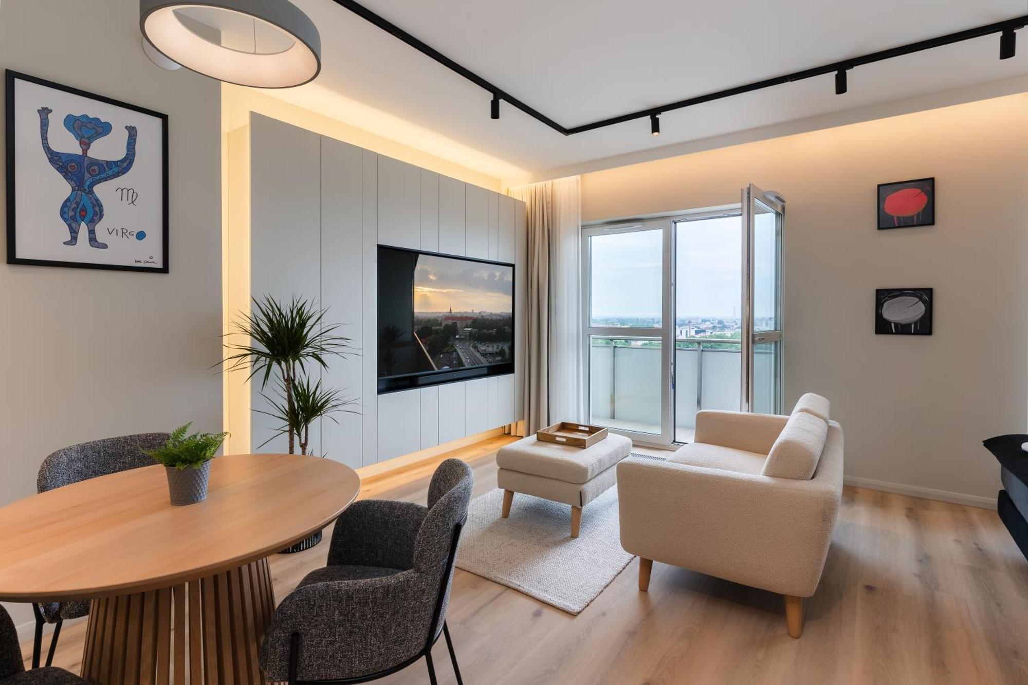 Riverside City View & Free Parking Rzeszow Dış mekan fotoğraf