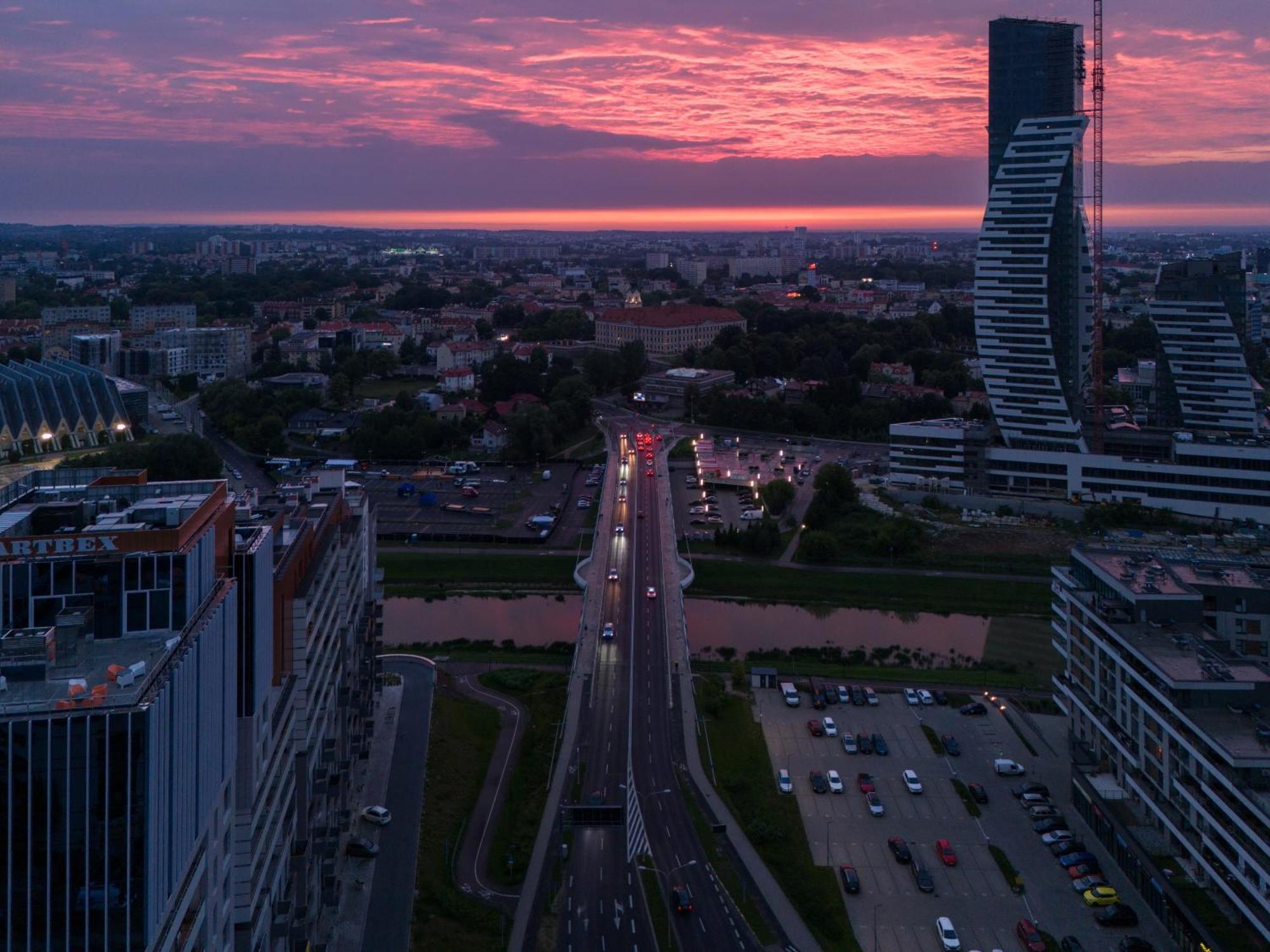 Riverside City View & Free Parking Rzeszow Dış mekan fotoğraf